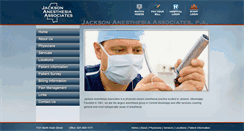 Desktop Screenshot of jacksonanesthesia.com